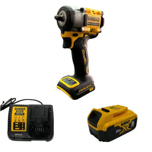 מפתח רטיטה 20V סוללה 5AH ומטען DeWALT DCF923