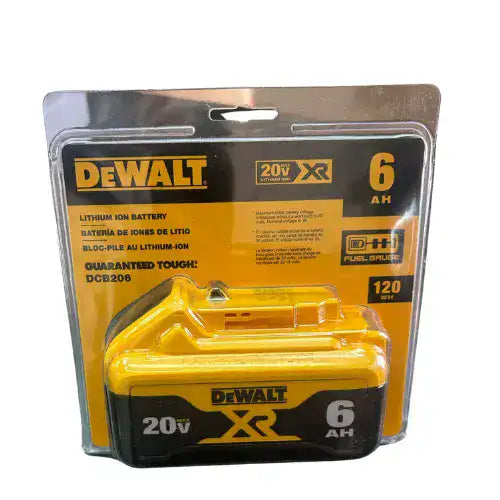סוללה DEWALT 6AH 20V DeWalt DCB206