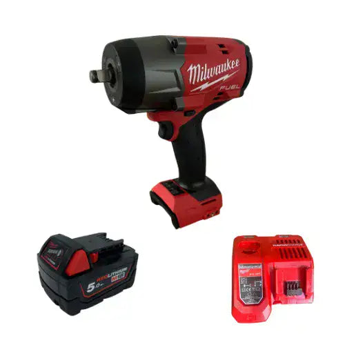 מפתח רטיטה 18V סוללה 5AH ומטען 2967-20 milwaukee 2967-20-1-5