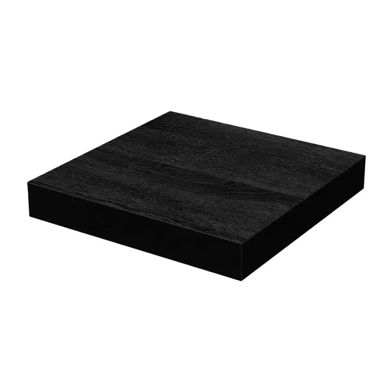 מדף צף צבע אלון שחור 250x250x38 מ"מ Smith