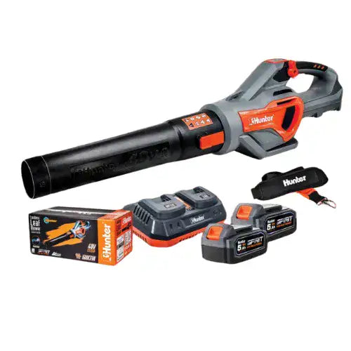 מפוח 40V שתי סוללות 5Ah ומטען 102903-011 HUNTER