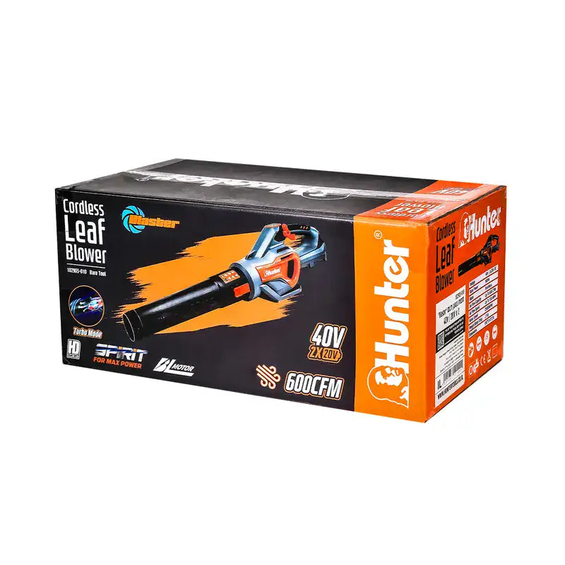 מפוח 40V שתי סוללות 5Ah ומטען 102903-011 HUNTER - מבט נוסף 5