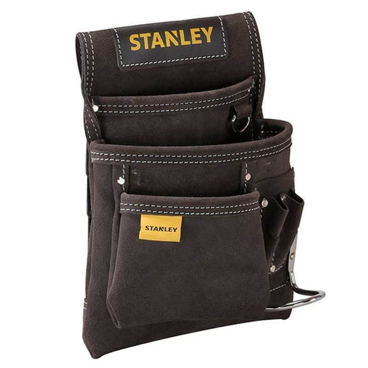 נרתיק 2 כיסים מעור ותפס לפטיש STANLEY STANLEY FATMAX 1-80-114