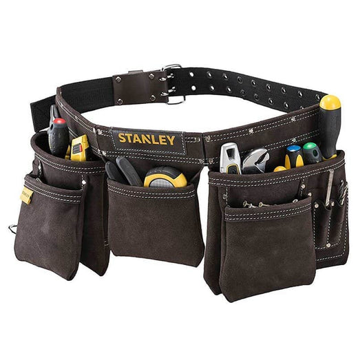 חגורה לכלי עבודה עם 5 כיסים ותפס לפטיש STANLEY STANLEY FATMAX 1-80-113