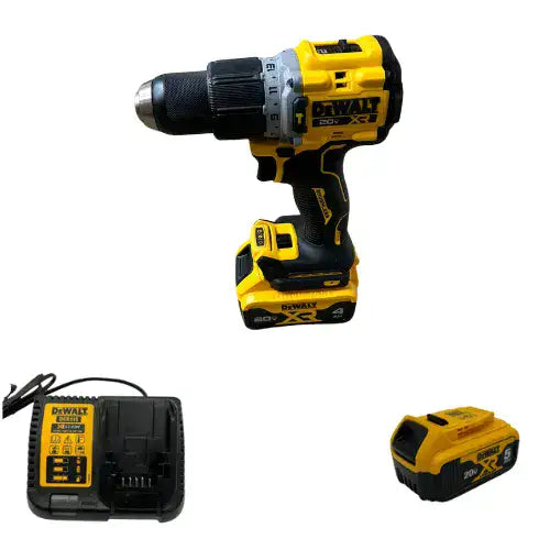 מקדחה 20V שתי סוללות 5HA ומטען DCD805 DeWalt DCD805-2-5