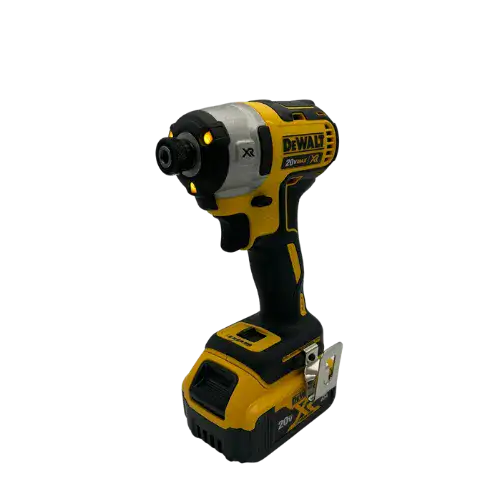 סט אימפקט ומשחזת שתי סוללות 5Ah ומטען DeWALT - מבט נוסף 4