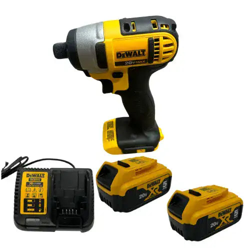 אימפקט 20V שתי סוללות 5AH ומטען DCF885 DeWalt DCF885-2-5