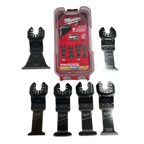 סט 6 להבים למולטיטול milwaukee 49-10-9112