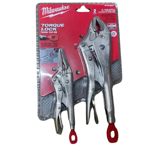 זוג פליירים פטנט 6"  ו־10" milwaukee 48-22-3602