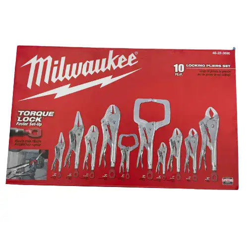 סט פלייר פטנט 10 יחידות נעילת כוח 48-22-3690 milwaukee - מבט נוסף 2