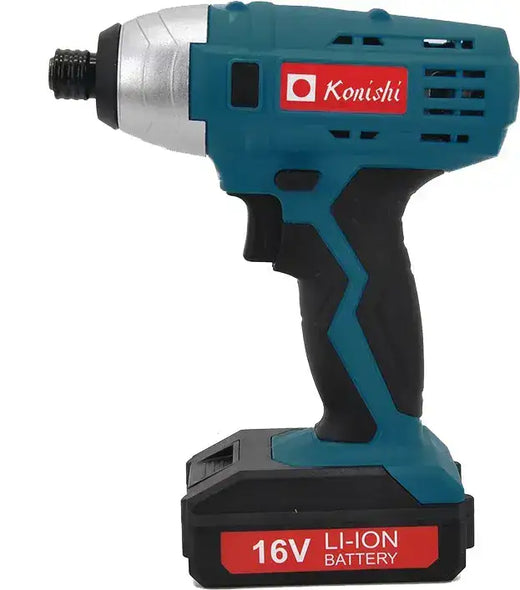 מברגת אימפקט 16V + סוללה ומטען במזוודה KONISHI KONISHI KO-1610L