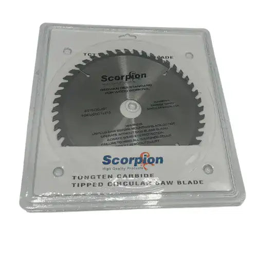 להב 8 אינץ לעץ 210 מ"מ 48 שיניים SCORPION 48S