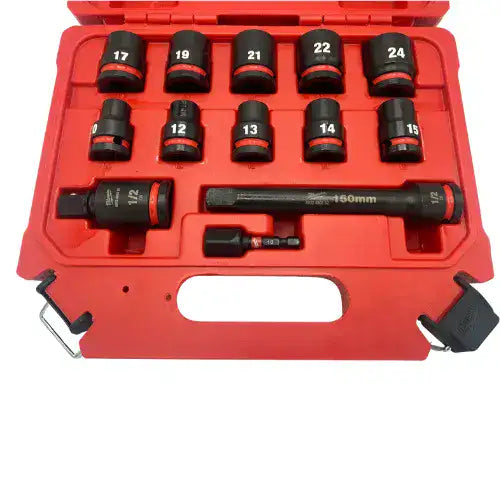 סט בוקסות שחורות 13 חלקים הינע ½" 4932480456 milwaukee - מבט נוסף 6