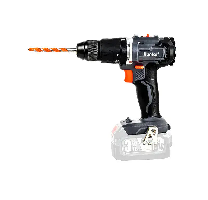 מברגה רוטטת BL + סוללה 1.5 + מטען במזוודה Hunter - מבט נוסף 2