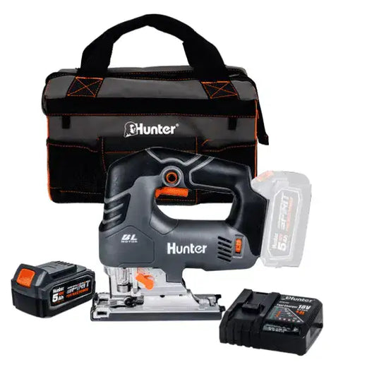 מסור אנכי 18V סוללה 5Ah ומטען Hunter 100610-018