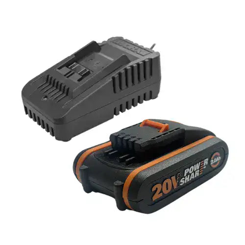 ערכת סוללה 20V 2A ומטען מהיר WORX