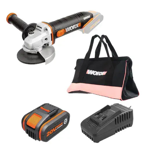 משחזת 20V סוללה 4HA ומטען WX800 WORX WX800.9-1-4