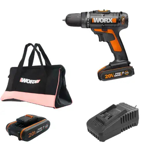 מקדחה 20V סוללה 2Ah ומטען WORX WX101.7