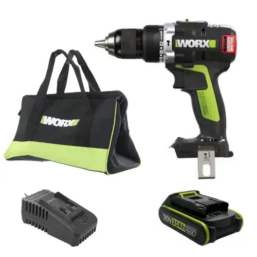 מקדחה 20V סוללה 2Ah ומטען WU189.9 WORX WU189.9-1-2