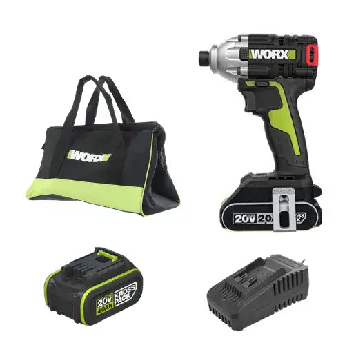 אימפקט 20V סוללה 4AH ומטען WORX WU2901