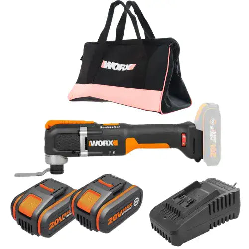 מולטיטולּ 20V שתי סוללות 4HA ומטען WORX WU696