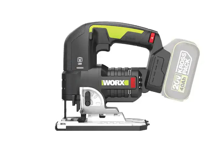 מסור אנכי 20V שתי סוללות 4AH ומטען WORX WU550 - מבט נוסף 2