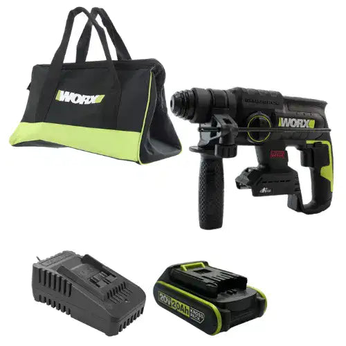 פטישון 20V סוללה 2Ah ומטען WORX WU387.9