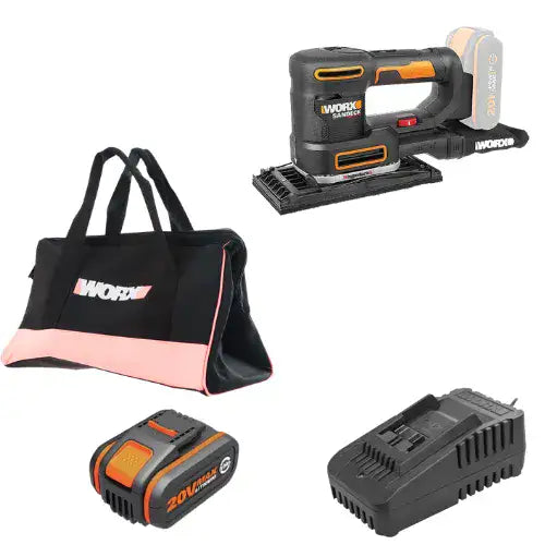 מלטשת 20V סוללה 4HA מטען WORX WX820