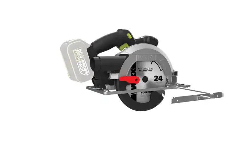 מסור עגול 20V סוללה 4AH ומטען WORX WU536 - מבט נוסף 2
