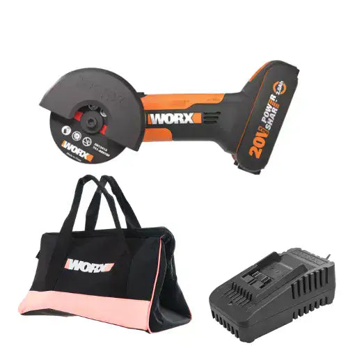 מיני דיסק חיתוך 20V סוללה 2Ah ומטען WX801 WORX WX801-1-2