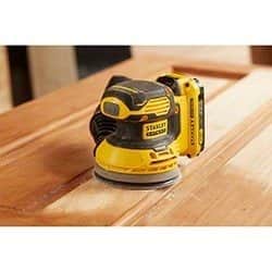 מלטשת אקצנטרית 18V סוללה 2AH מטען STANLEY SFMCW220D1S STANLEY FATMAX - מבט נוסף 3