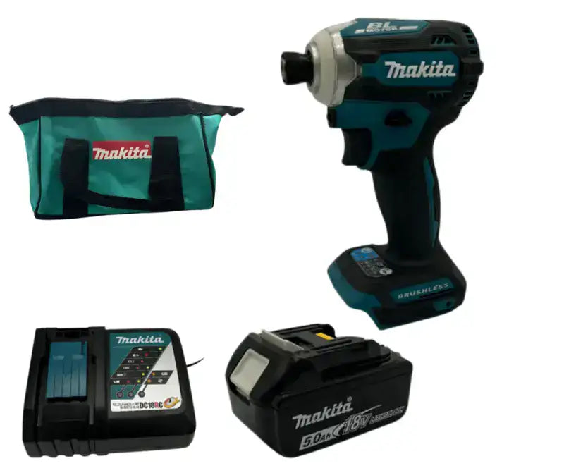 אימפקט 18V סוללה 5AH ומטען Makita XDT16