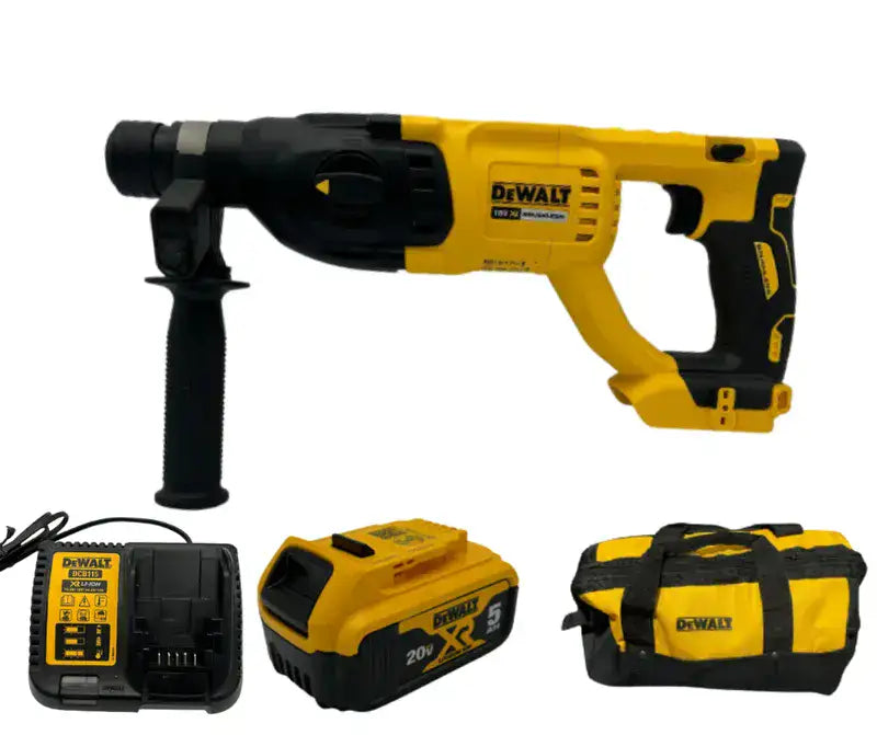 פטישון 20V סוללה 5AH ומטען DeWALT DCH133