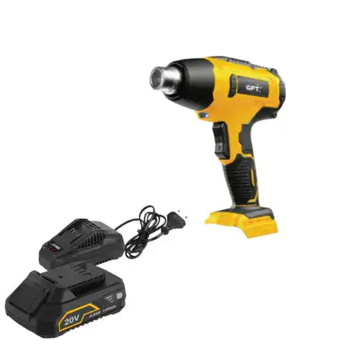 אקדח חום 20V סוללה 2Ah ומטען TOT016 GPT TOT016-1-2