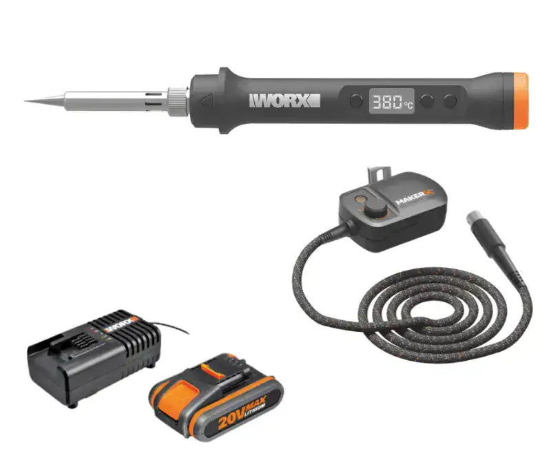 מלחם 20V יחידת הפעלה סוללה 2Ah ומטען WORX WX744