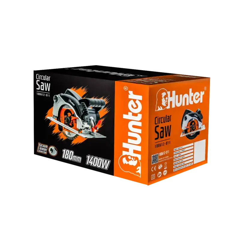 מסור עגול 7.1/4" Hunter 100612-011 1400W - מבט נוסף 3