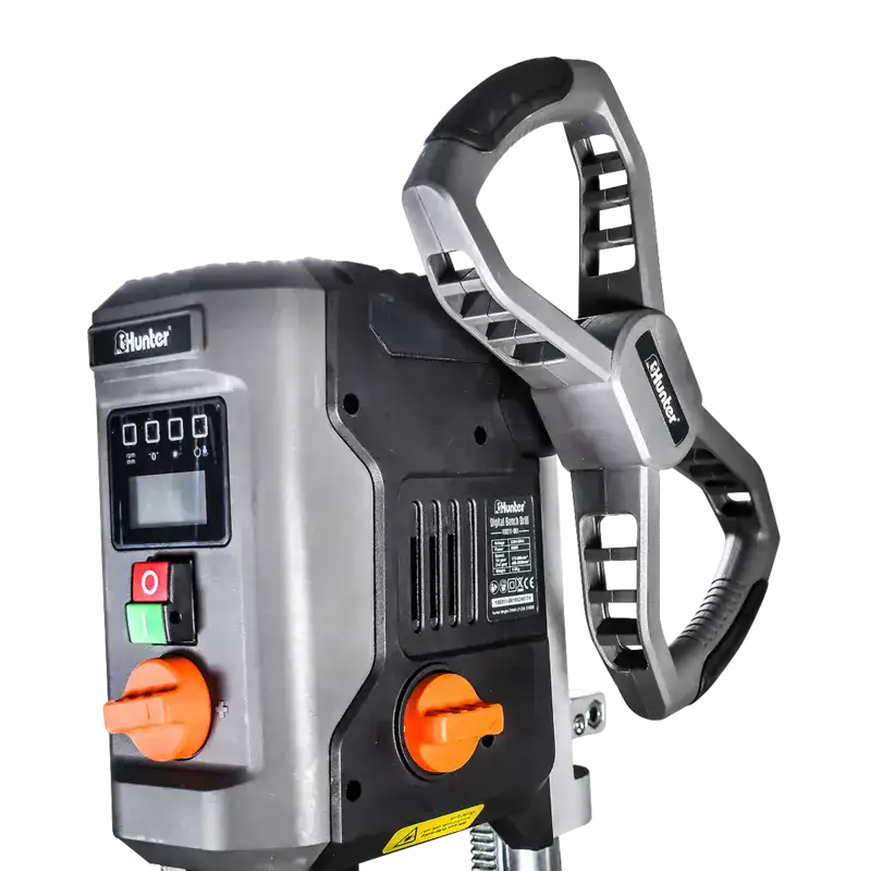 מקדחת עמוד שולחנית צג דיגיטלי HUNTER 100211-001 900W - מבט נוסף 6