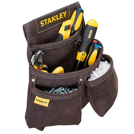 נרתיק 3 כיסים מעור ותפס למטר STANLEY מולטיטול STANLEY FATMAX 1-80-116