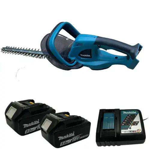 גוזם גדר חיה 18V שתי סוללות 5HA ומטען DUH523 makita DUH523-2-5