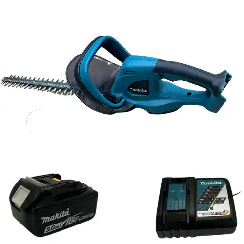 גוזם גדר חיה 18V סוללה 5HA ומטען DUH523 makita DUH523-1-5