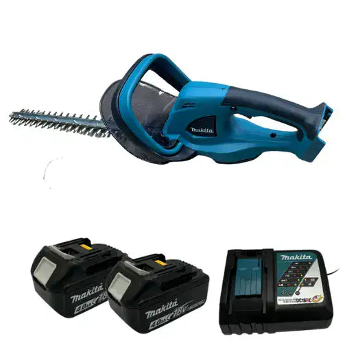 גוזם גדר חיה 18V שתי סוללות 4HA ומטען DUH523 makita DUH523-2-4