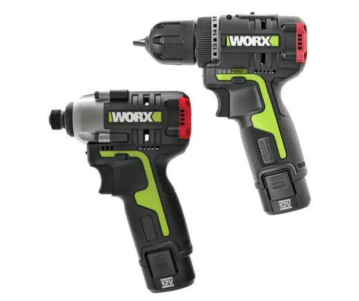 סט מברגות 12V WORX שתי סוללות ומטען בתיק WU130 + WU132 WORX WU130+WU132