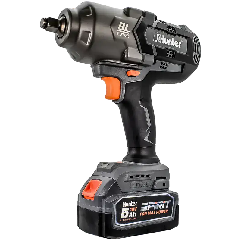 מפתח רטיטה 18V סוללה 5Ah ומטען HUNTER 100314-011 - מבט נוסף 4