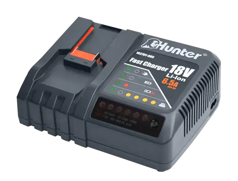 מפתח רטיטה 18V סוללה 5Ah ומטען HUNTER 100314-011 - מבט נוסף 7