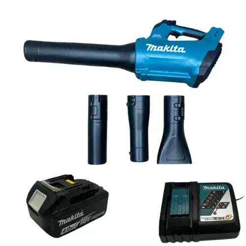 מפוח 18V סוללה 4HA ומטען Makita DUB184