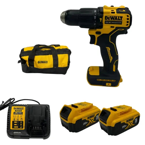 מקדחה 20V שתי סוללות 5HA ומטען DCD709 DeWalt DCD709-2-5
