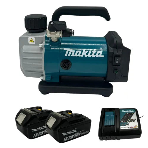 משאבת ואקום 18V שתי סוללות 5HA ומטען DVP180 makita DVP180-2-5