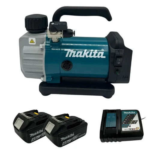 משאבת ואקום 18V שתי סוללות 4HA ומטען Makita DVP180