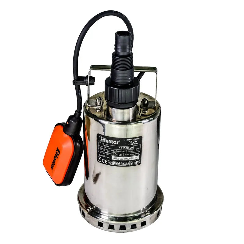 משאבה טבולה למים נקיים Hunter 101500-003 550W - מבט נוסף 2
