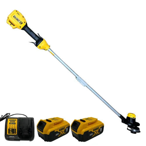 חרמש 20V שתי סוללות 5AH ומטען DeWALT DCST925